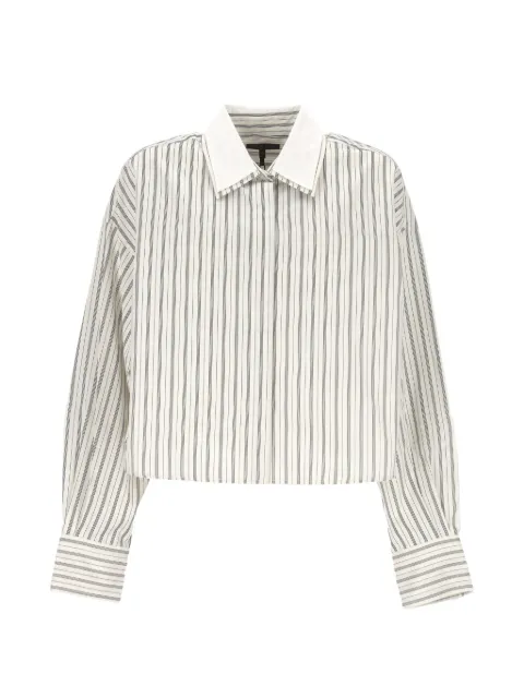 rag & bone Marin striped cropped shirt