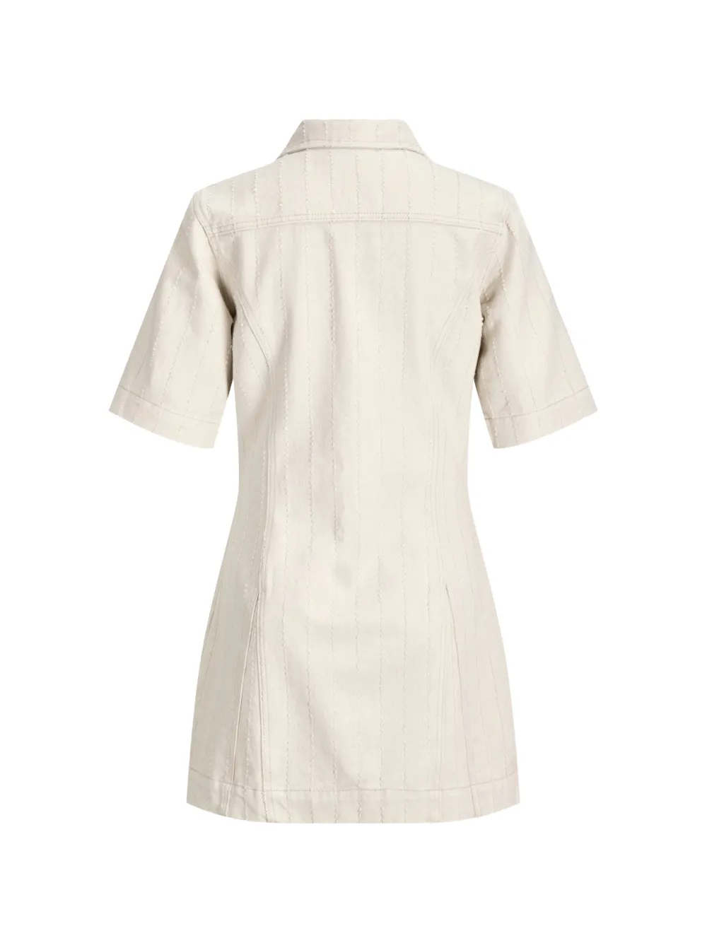 JJXX JXALORA mini blousejurk met rits Beige