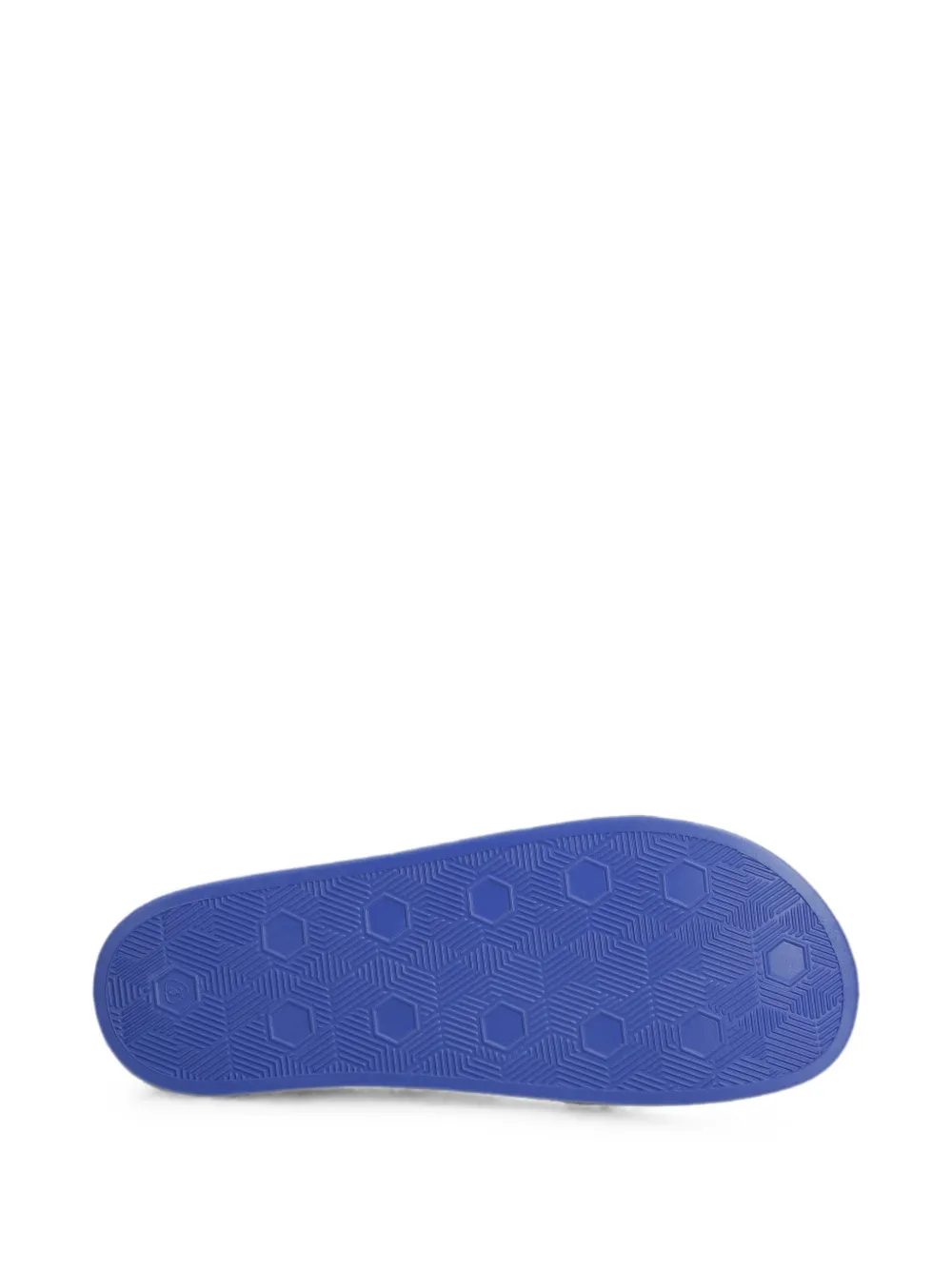 Versace Jeans Couture Baroque-print slides Blauw