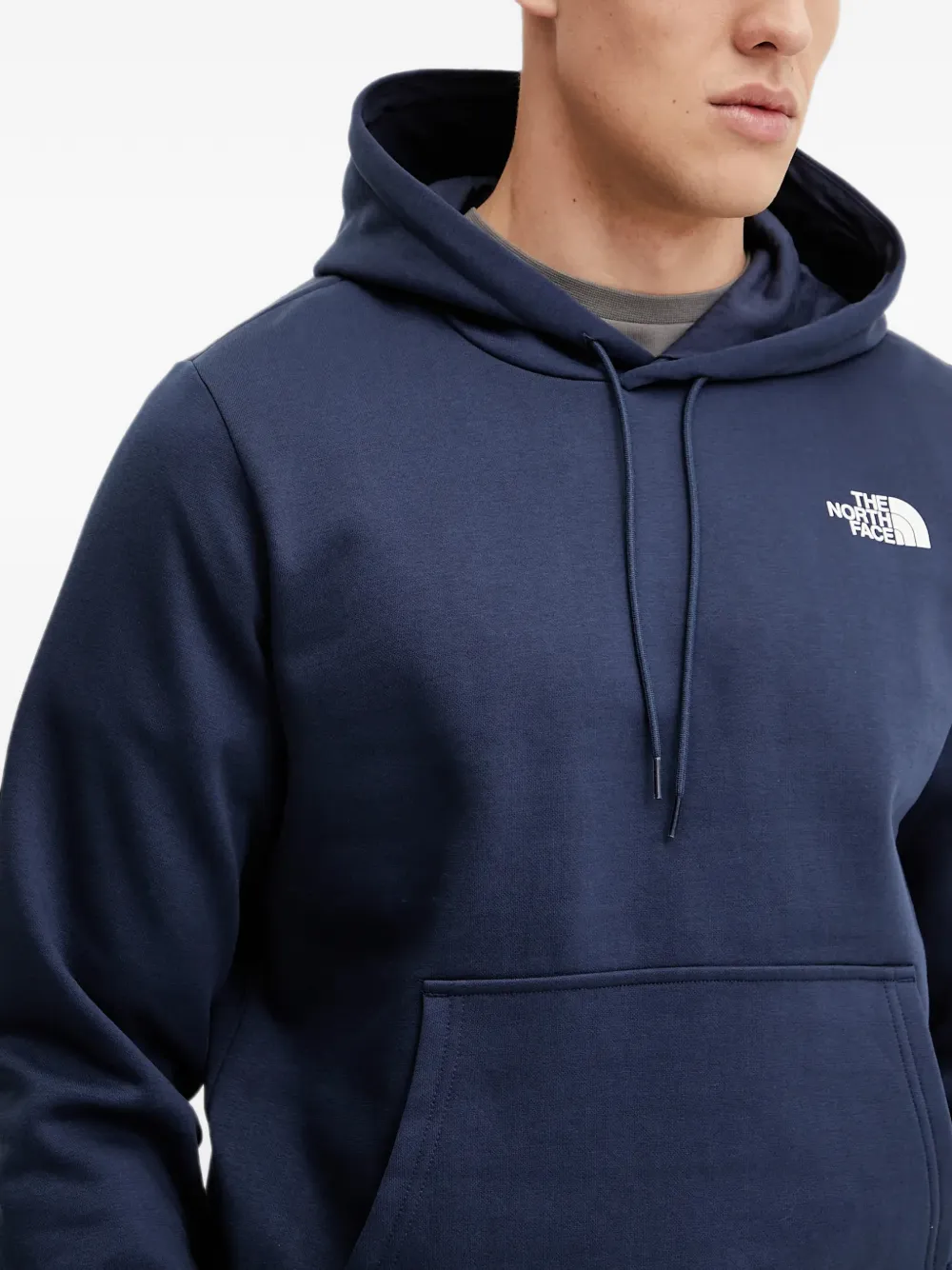 The North Face Hoodie met trekkoord Blauw