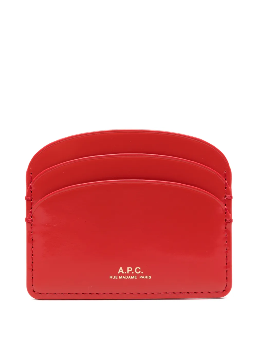 A.P.C. cardholder wallet - Rosso