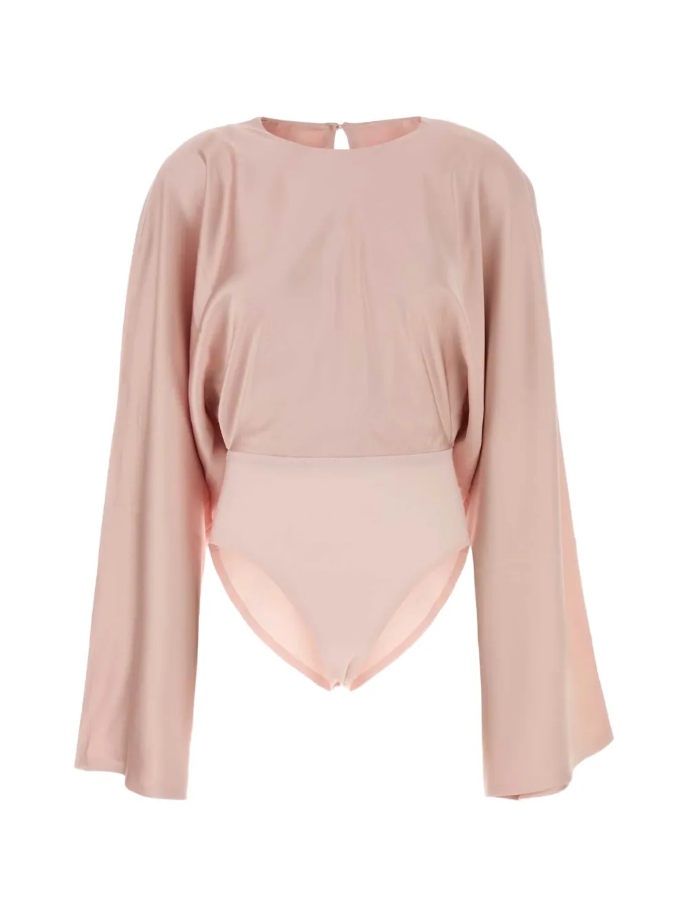 Norma Kamali long-sleeve bodysuit - Rosa