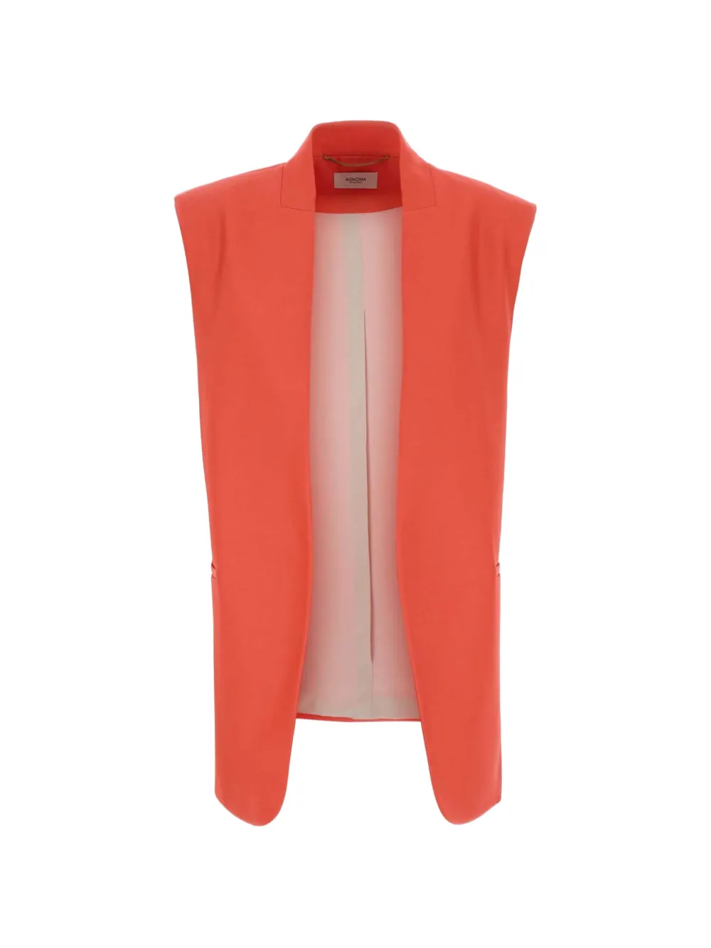 Agnona sleeveless vest - Rot