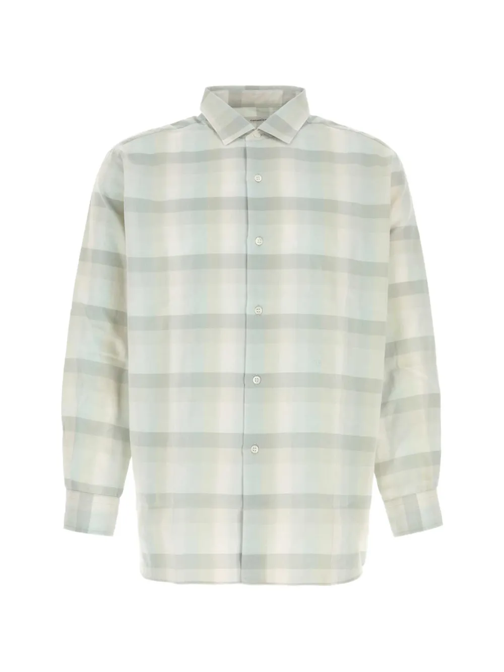 Nanamica Regular Collar Striped Shirt In Neutral