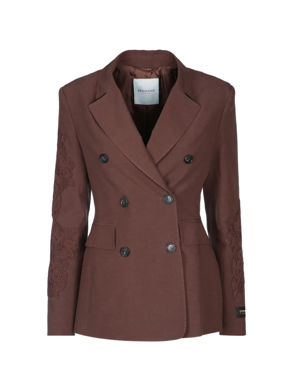 ERMANNO FIRENZE double-breasted blazer - Braun