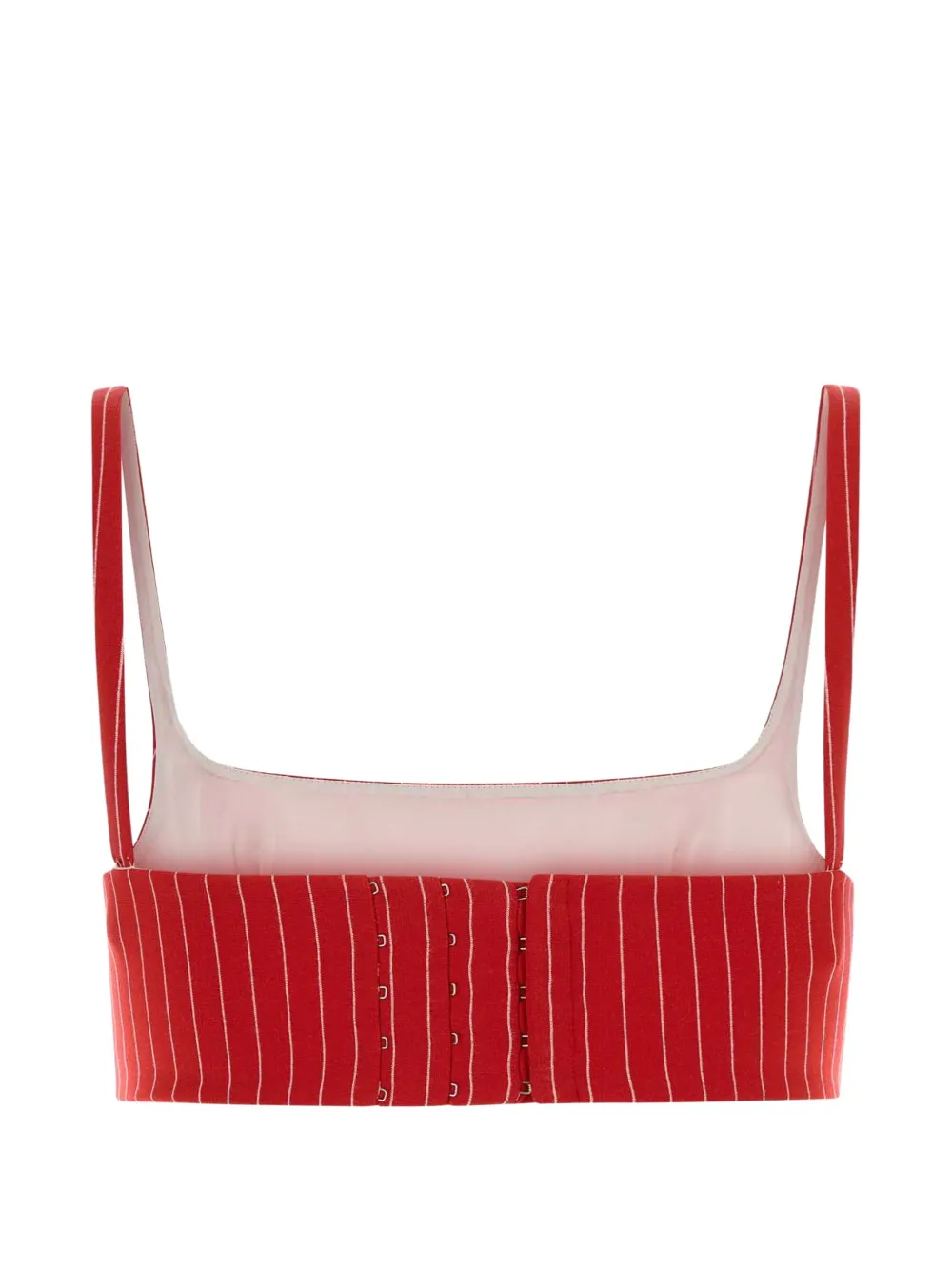  Orlane Striped Crop-top - Red 