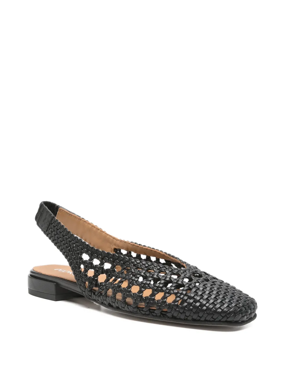 Pedro Miralles Olimpia flat mules Zwart