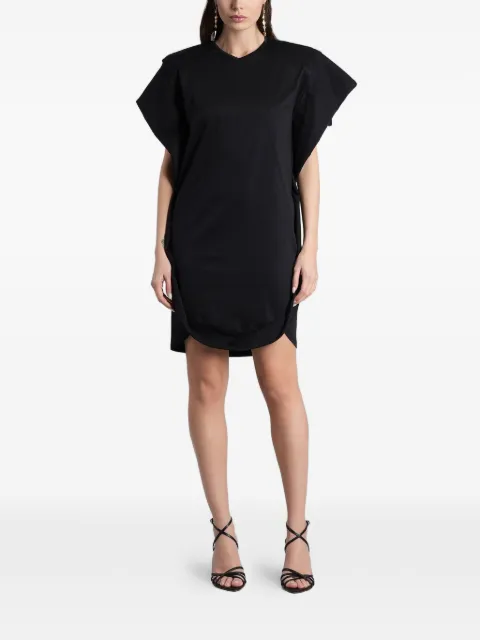IRO draped cap-sleeve dress