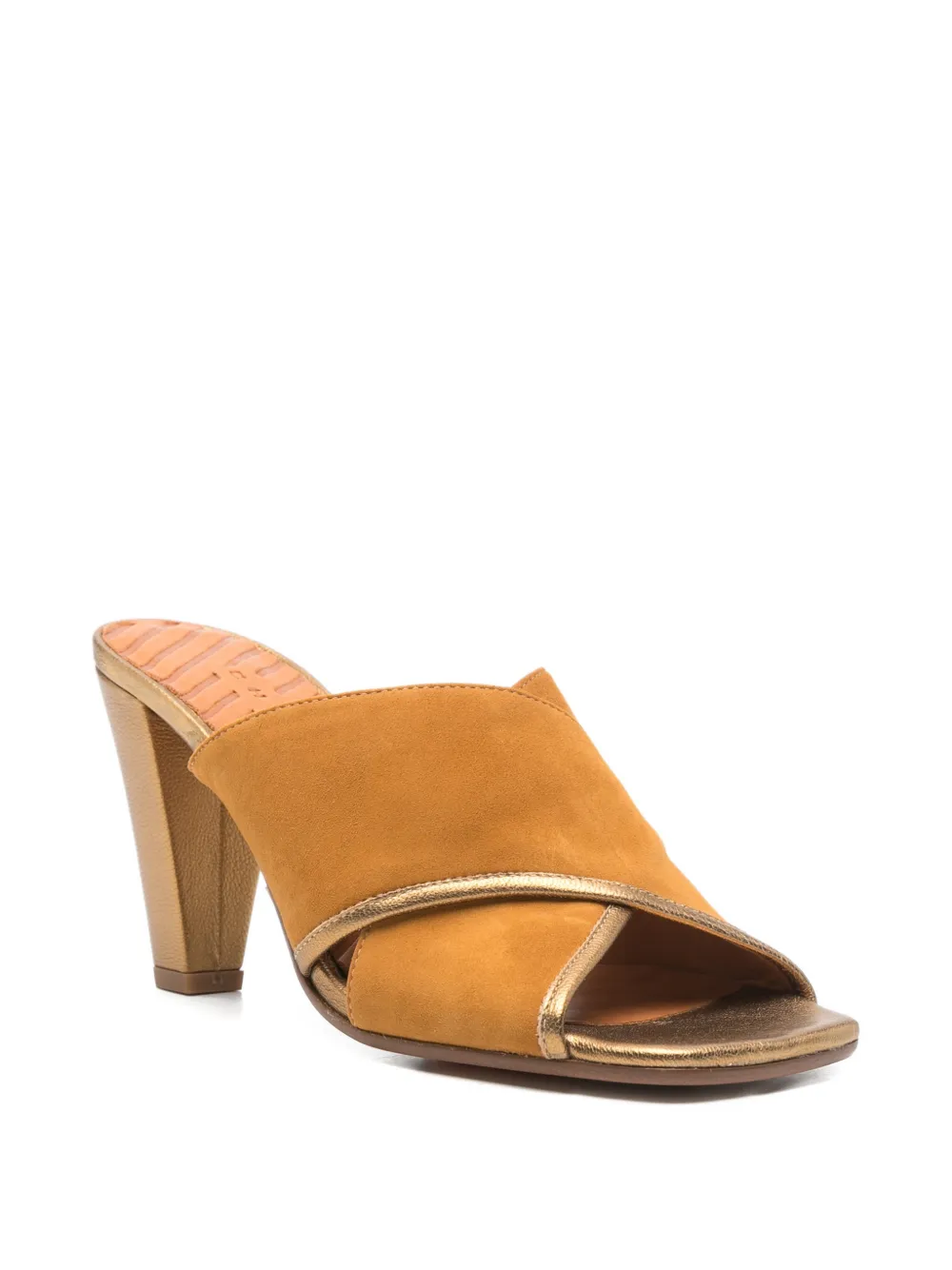 Chie Mihara criss cross mules Beige