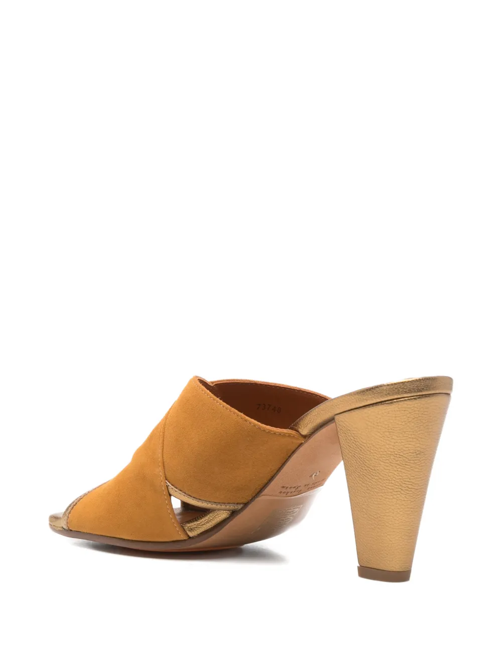 Chie Mihara criss cross mules Beige
