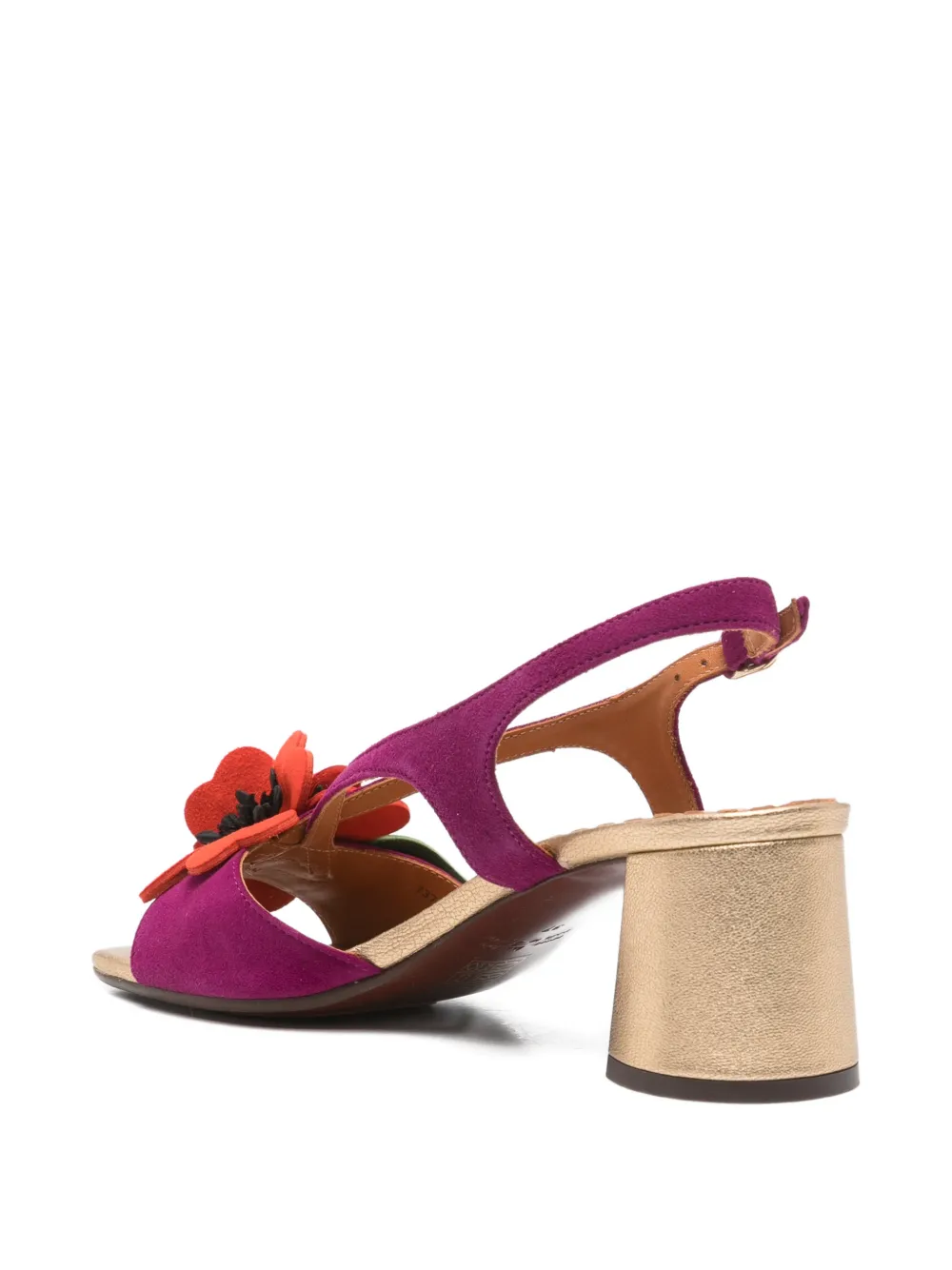 Chie Mihara floral sandals Paars
