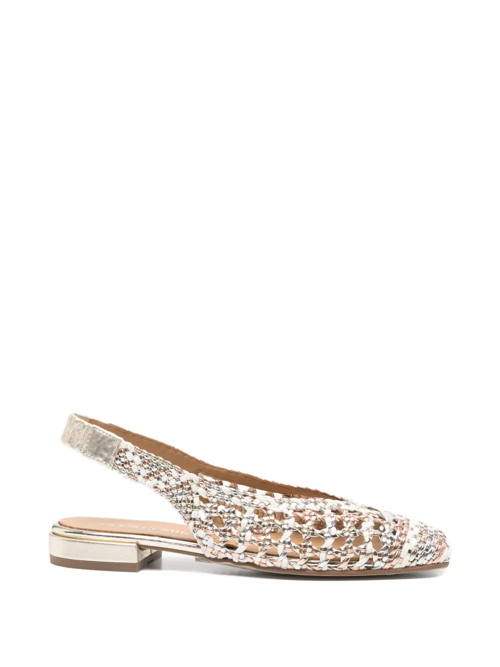 Pedro Miralles Olimpia square-toe mules - Argento