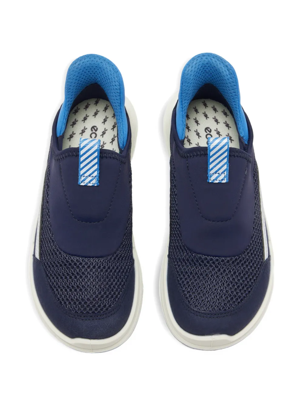 ECCO Sneakers met mesh vlak Blauw