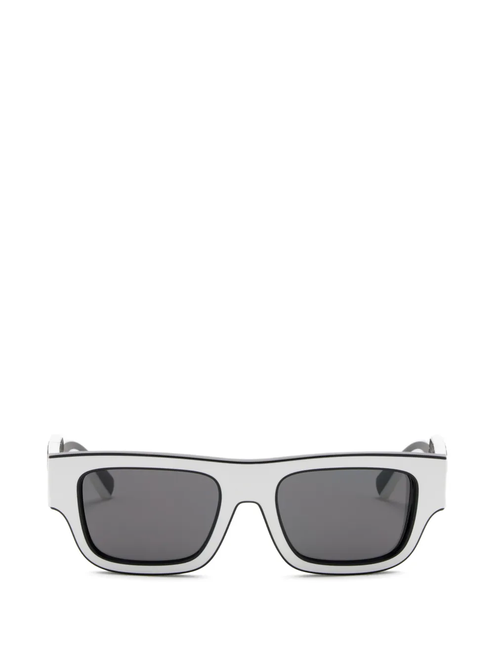 Dolce & Gabbana Eyewear Occhiali da sole squadrati - Bianco