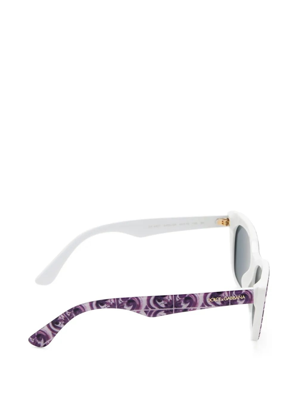 Dolce & Gabbana Eyewear Happy Garden cat-eye zonnebril Paars