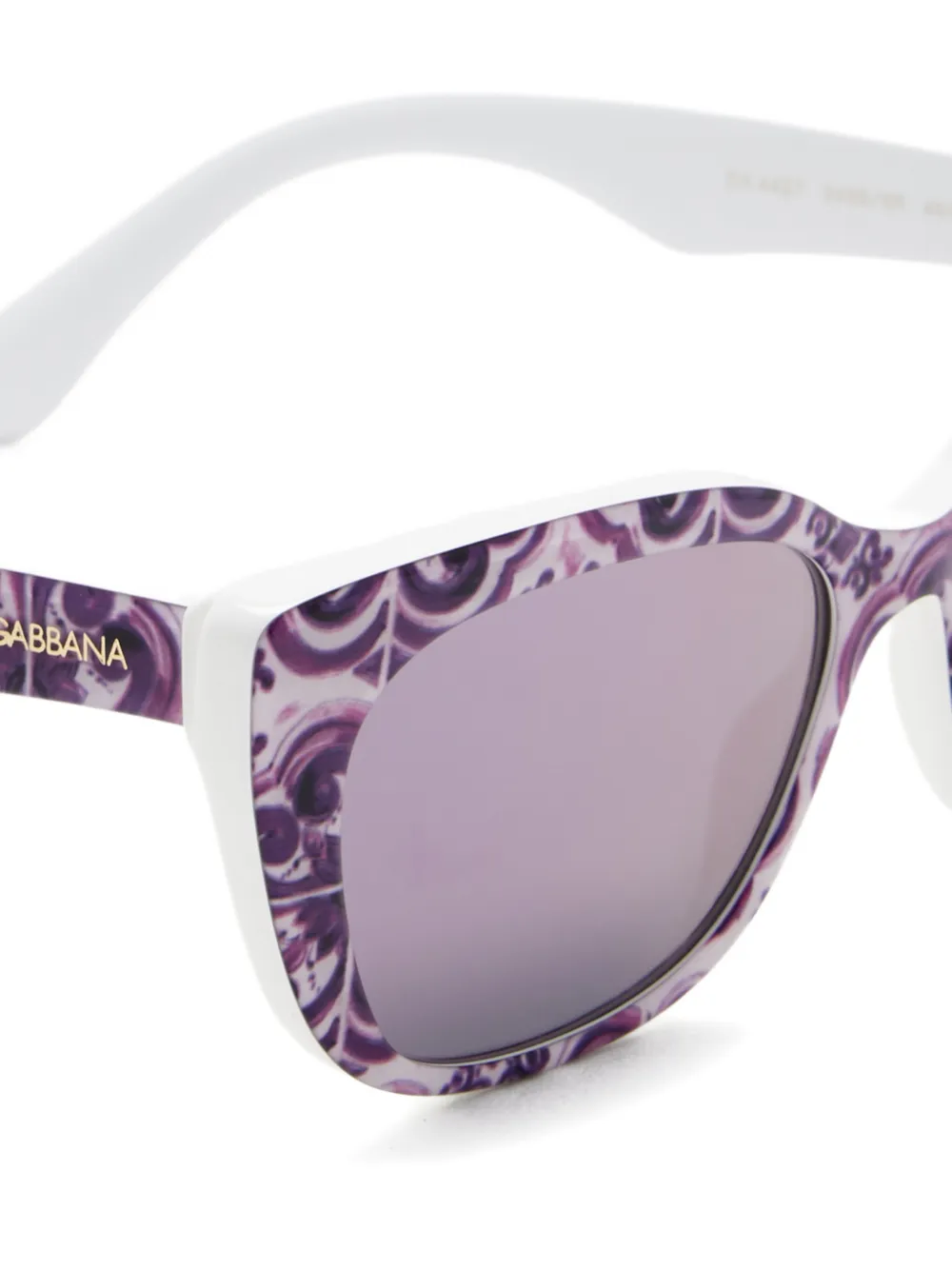Dolce & Gabbana Eyewear Happy Garden cat-eye zonnebril Paars