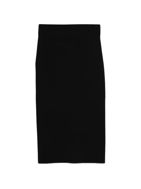 ALPHA STUDIO elastic-waistband midi skirt