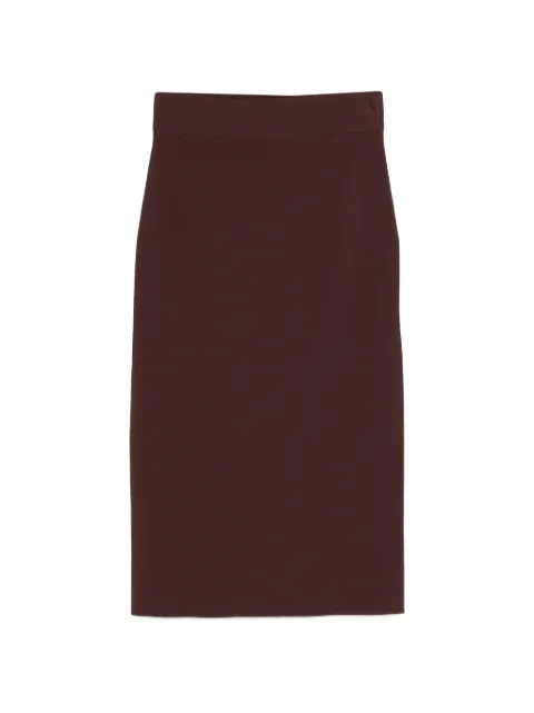 ALPHA STUDIO elastic-waistband midi skirt