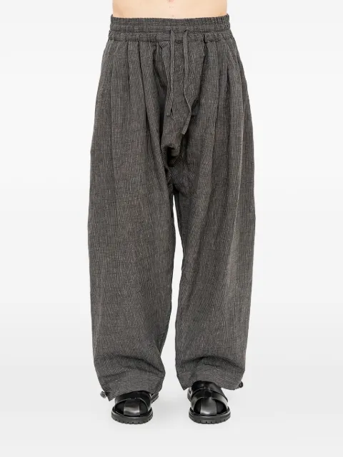 Jan Jan Van Essche striped drop-crotch trousers