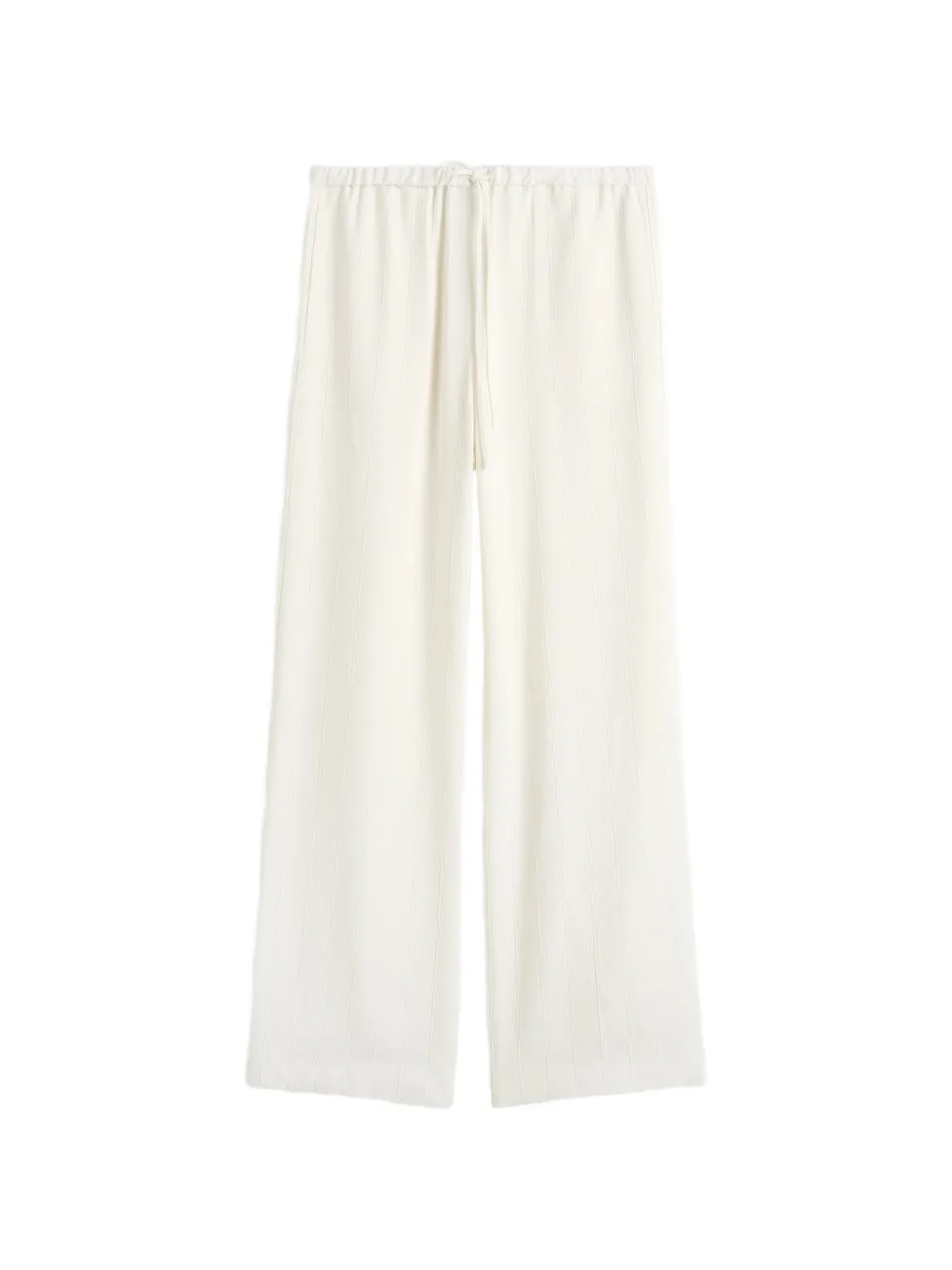 TOTEME drawstring-fastening trousers - Weiß