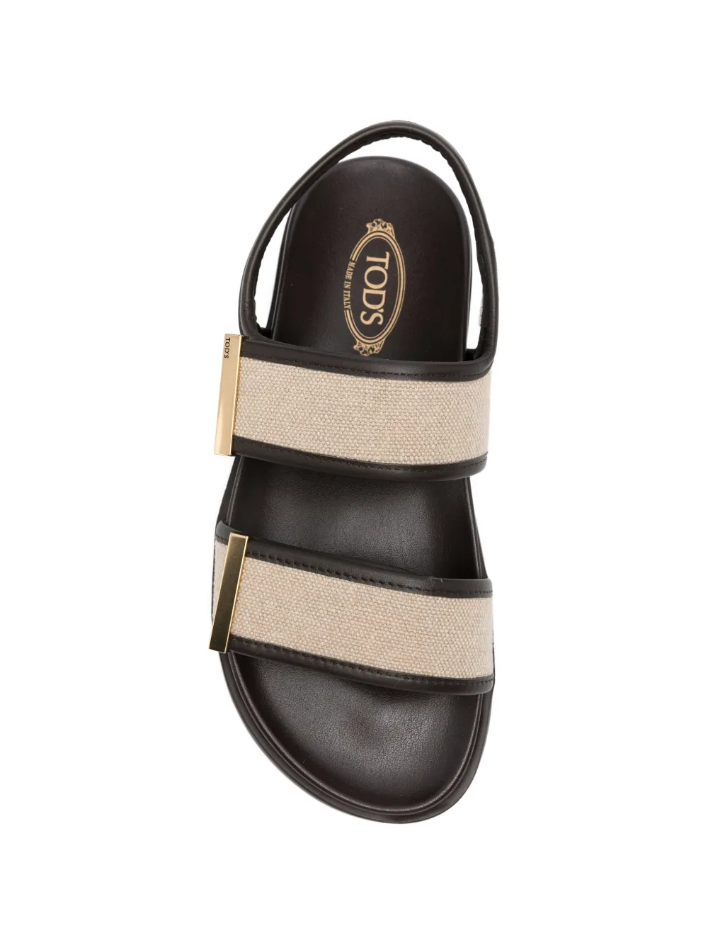 Tod's Sandalen met klittenband Beige