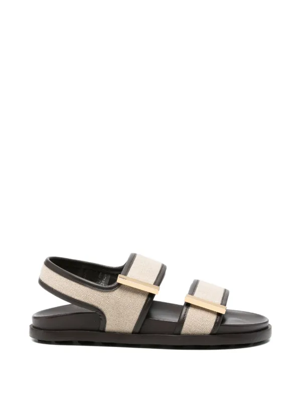 Tod's Touch-strap Sandals in Neutrals