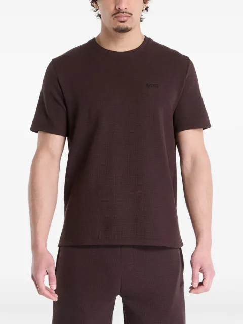 HUGO T-shirt con logo ricamato