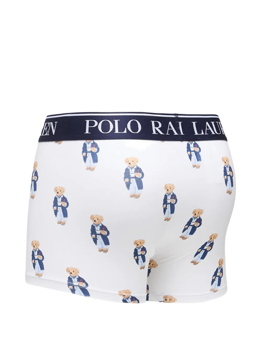 Polo Ralph Lauren Twee boxershorts met logoband en beerprint Wit