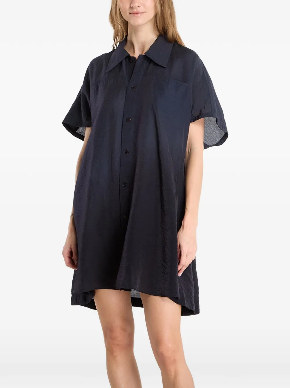 Y-3 Cargo shirtjack met korte mouwen en dip-dye print Zwart