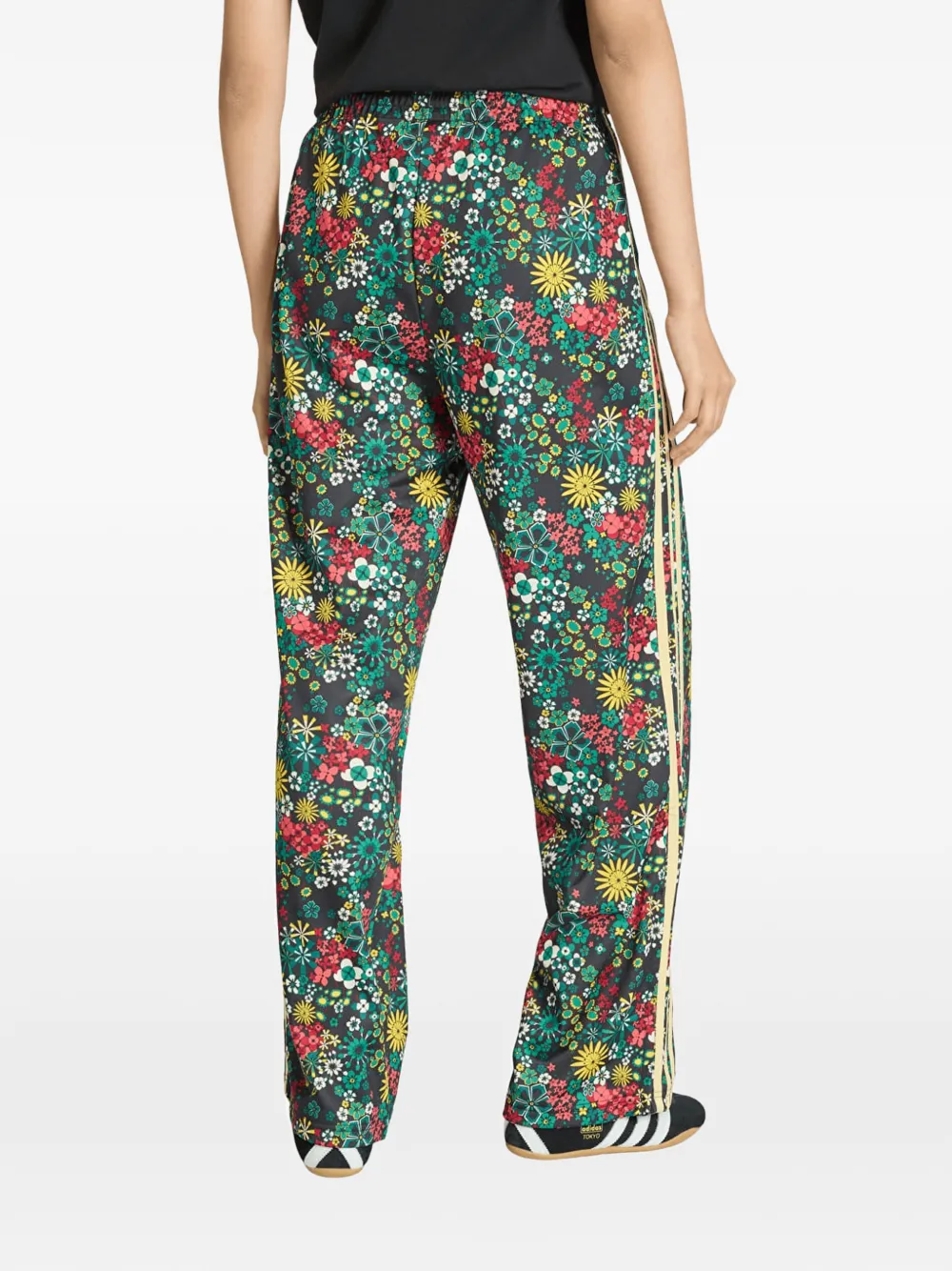 adidas x Liberty London broek met bloemenprint Groen