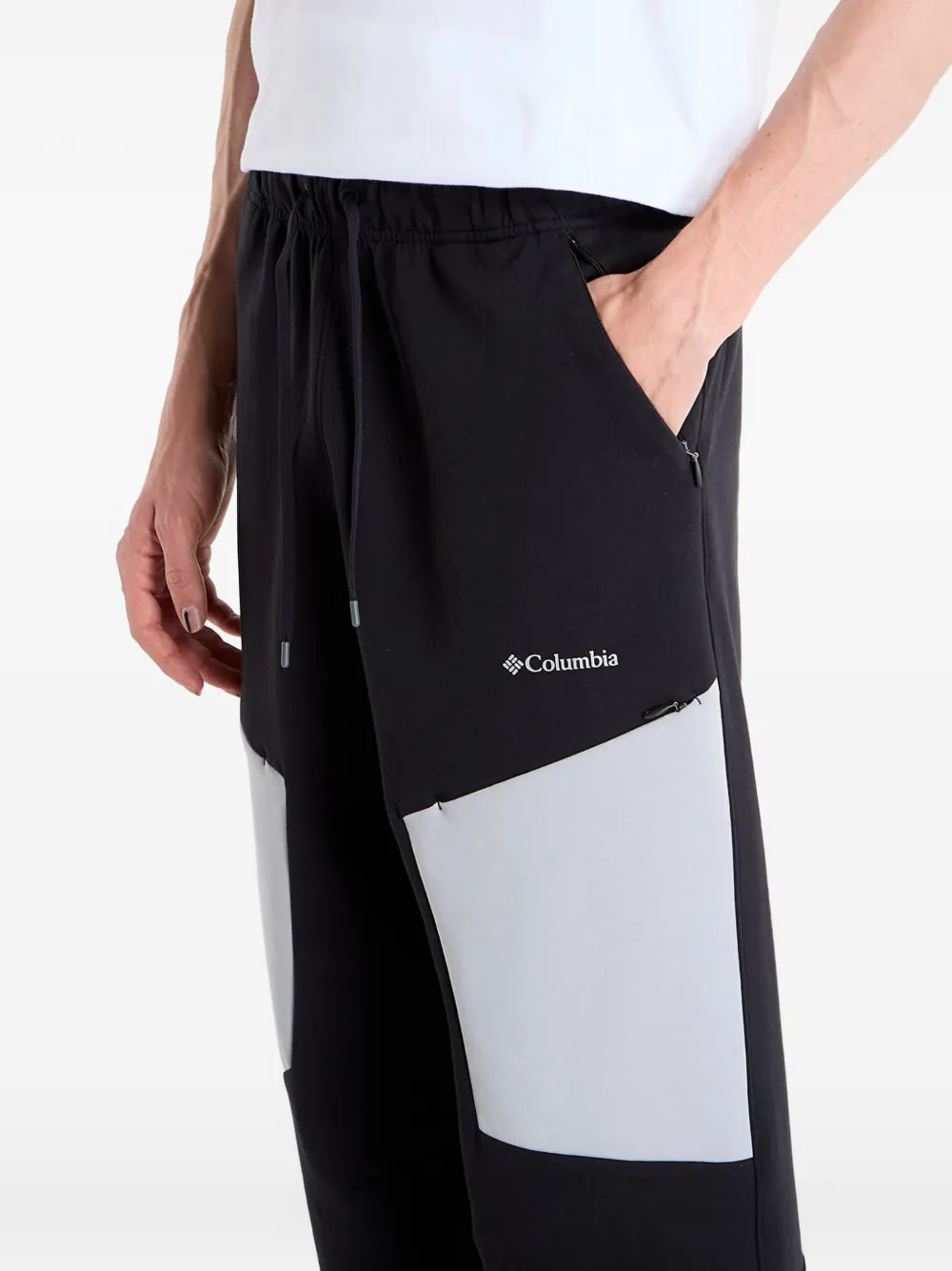 Columbia Trainingsbroek met elastische taille Zwart