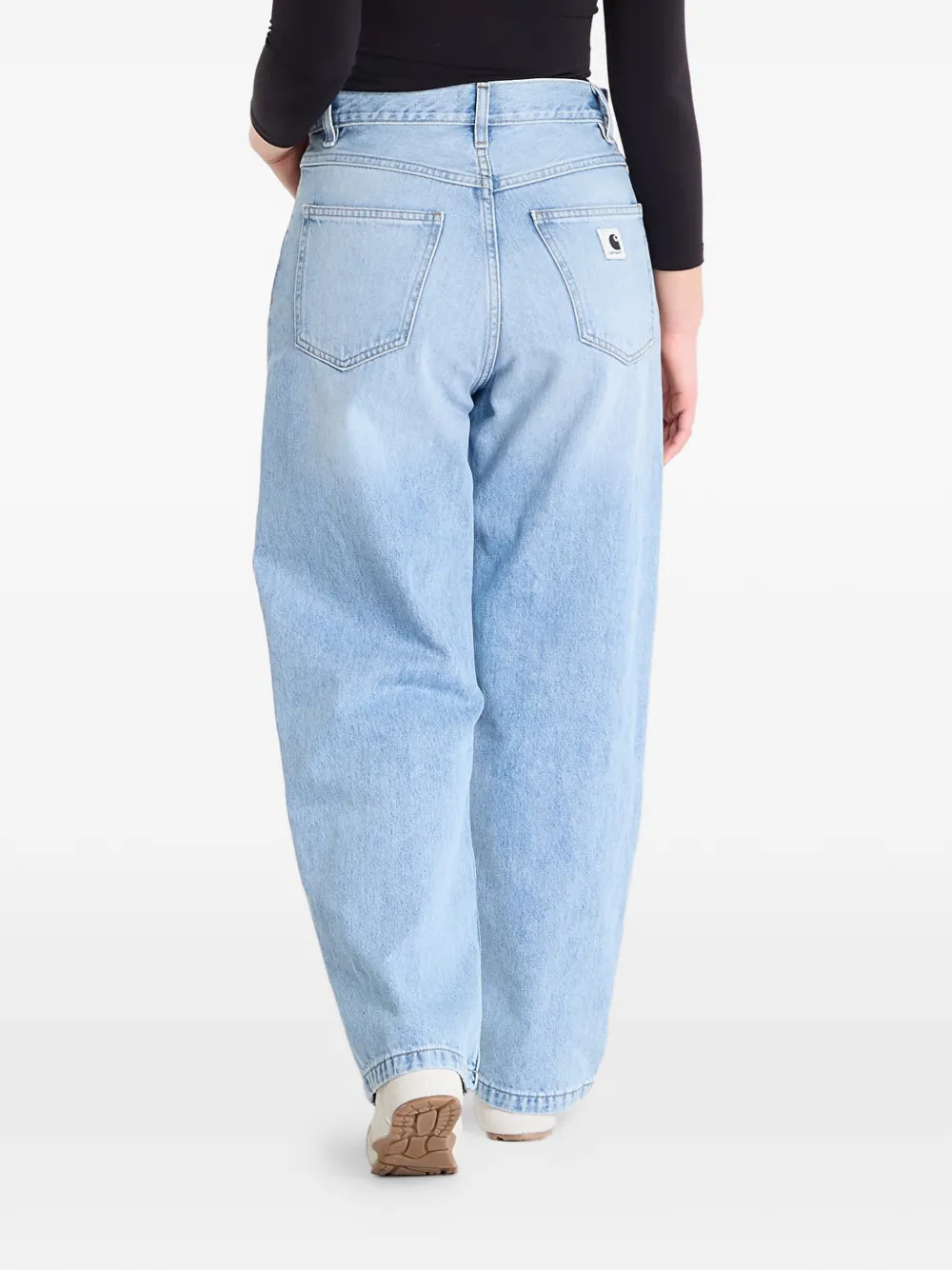 Carhartt WIP Jeans met logopatch Blauw