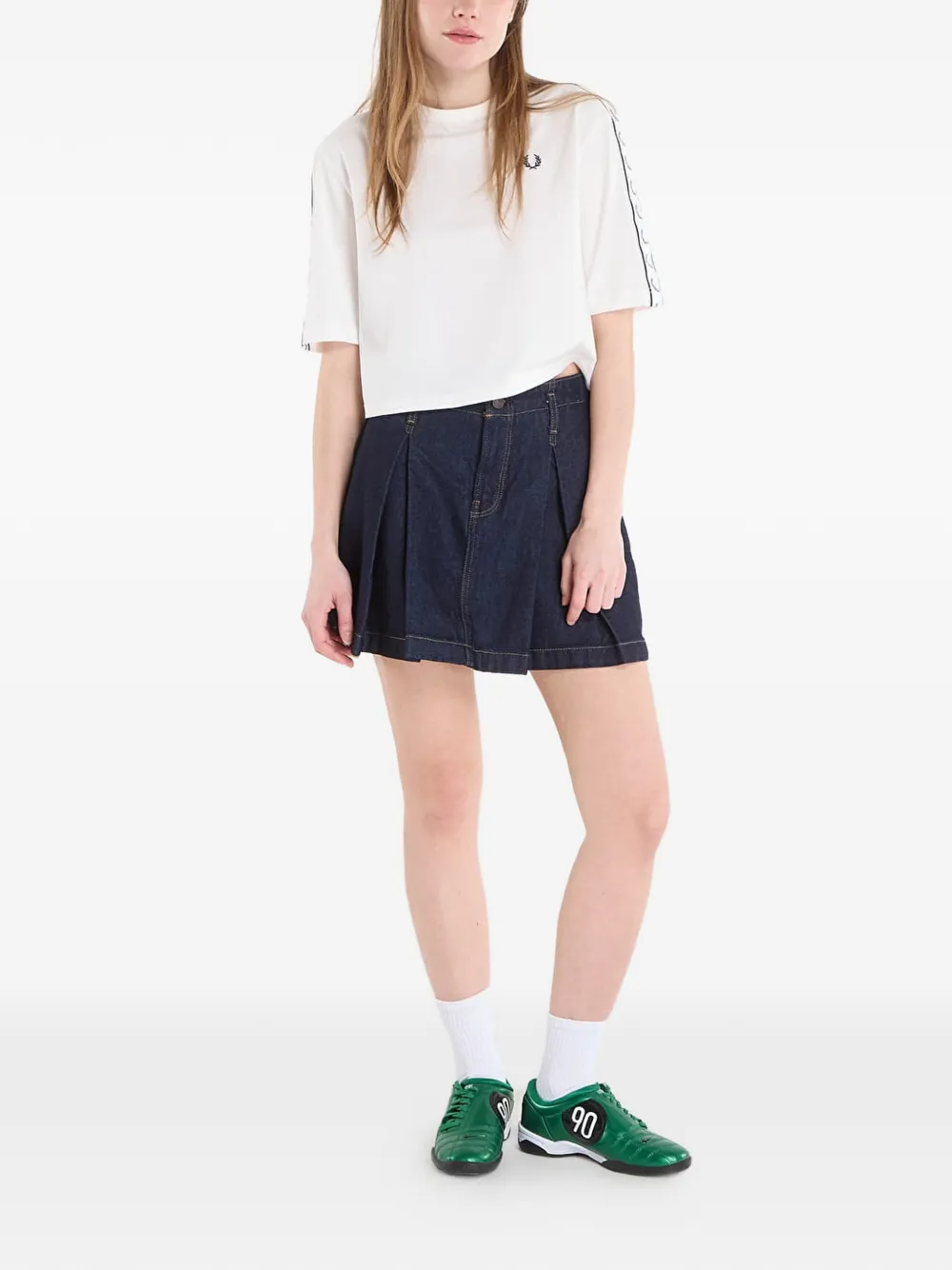  Fred Perry Logo-detail T-shirt - White 
