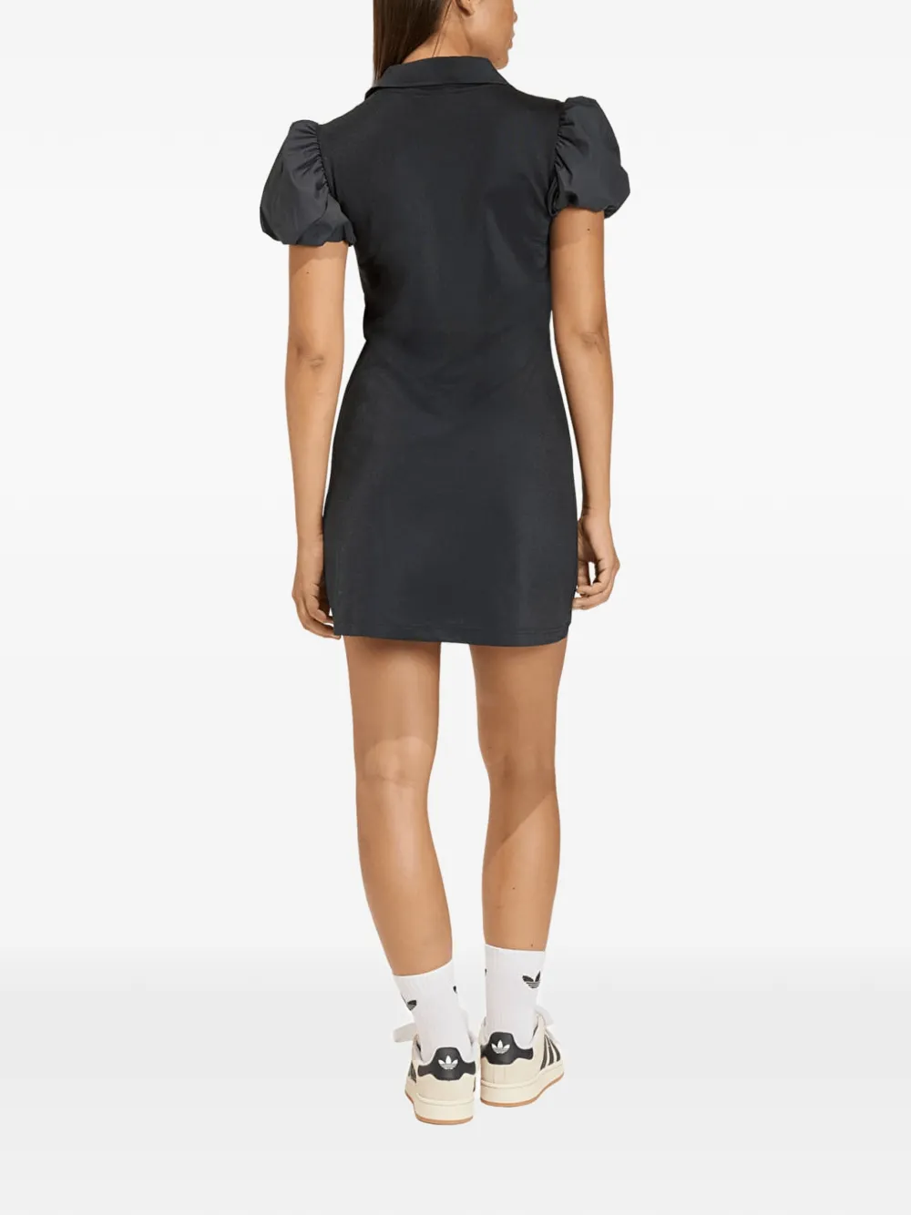 adidas Jurk met ballonmouwen Zwart