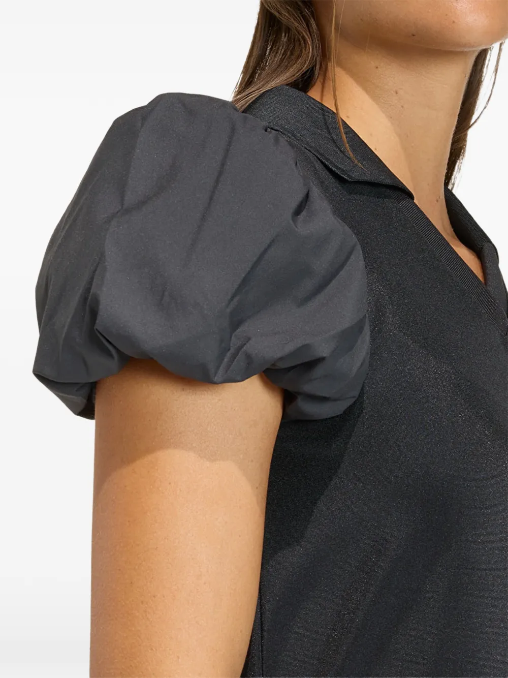adidas Jurk met ballonmouwen Zwart