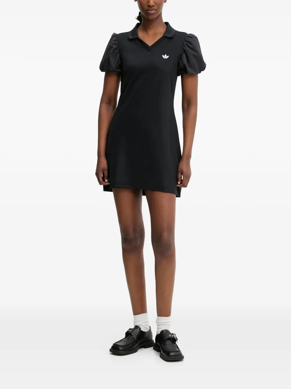 adidas Jurk met ballonmouwen Zwart