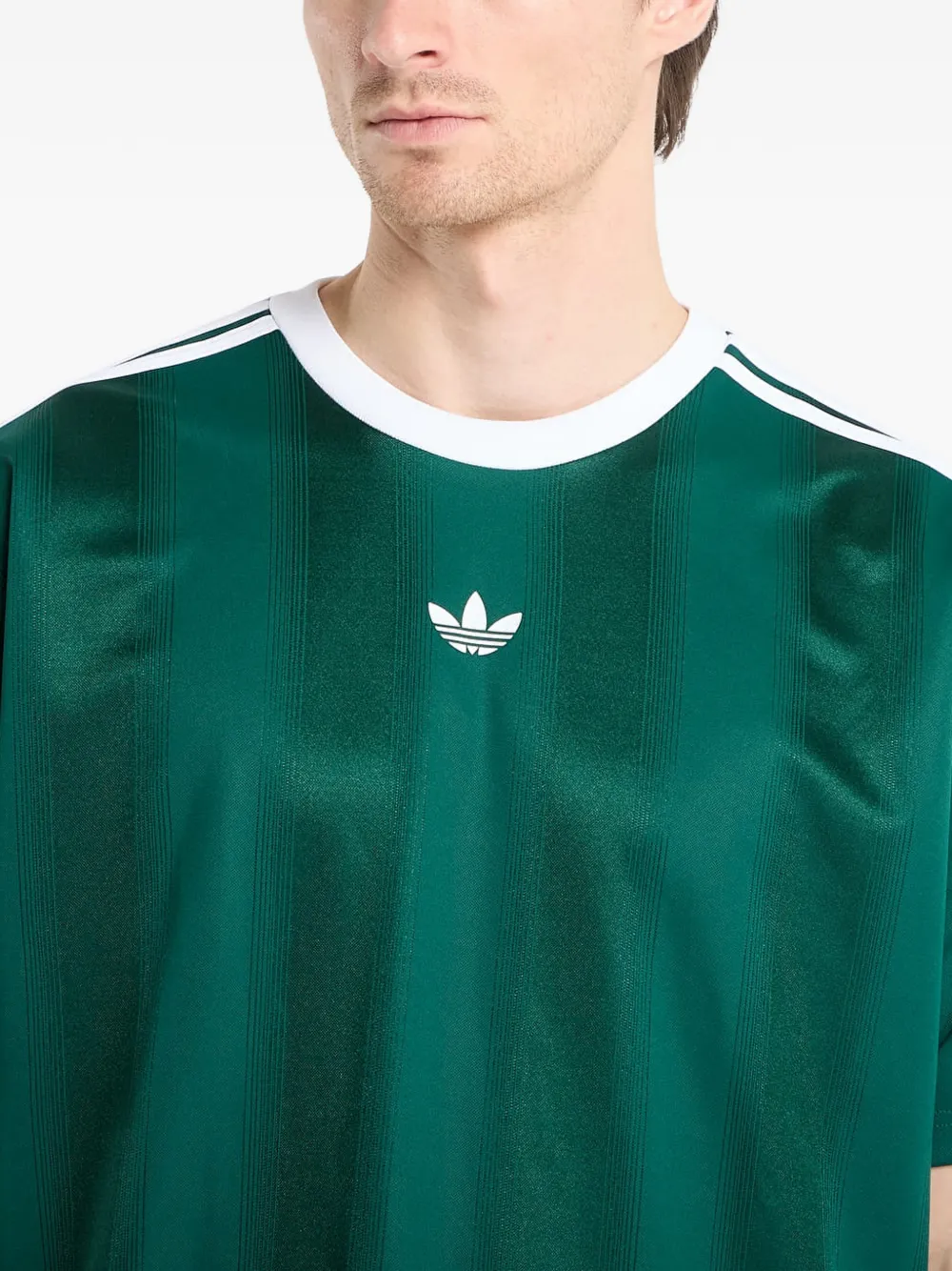 adidas T-shirt met logoprint Groen