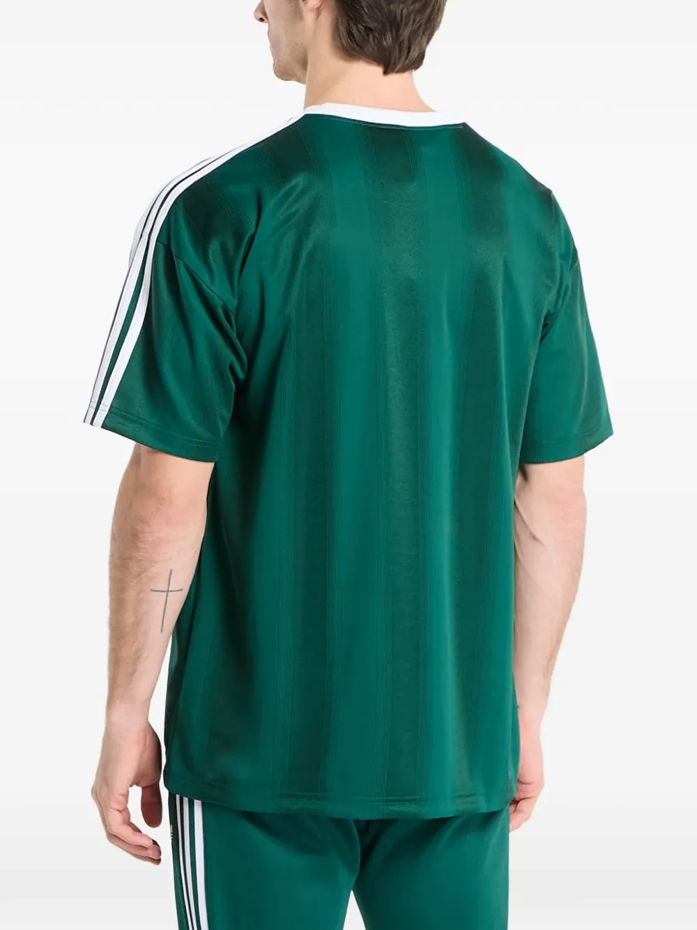 adidas T-shirt met logoprint Groen