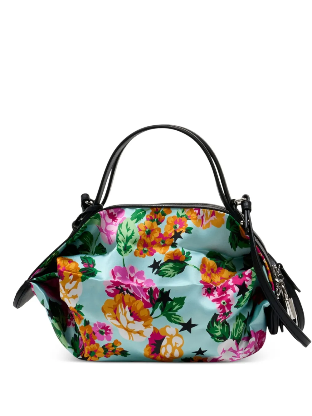 Kenzo floral-print tote bag - Blu