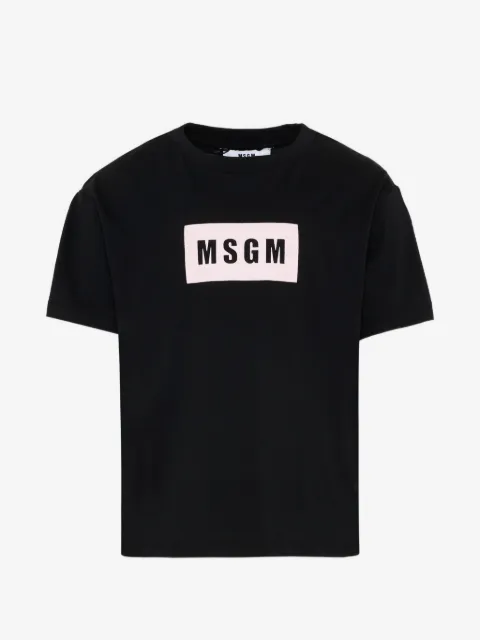 MSGM Kids logo-print T-shirt