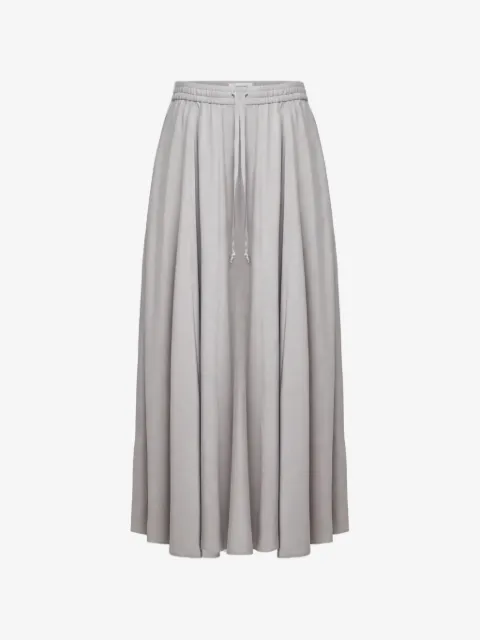 Drykorn Qerime drawstring-waist pleated maxi skirt