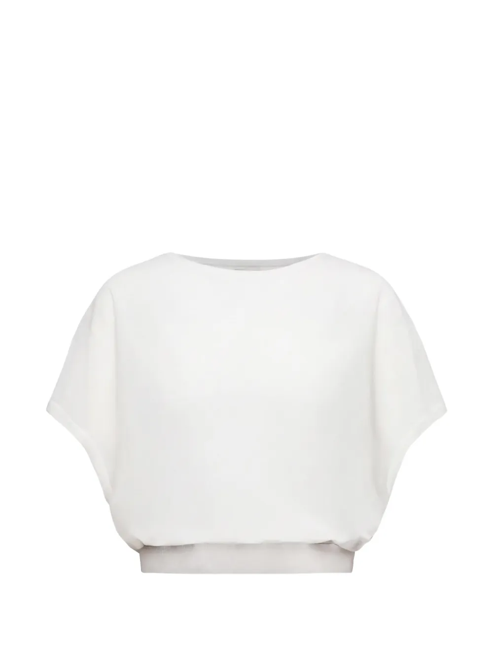 Drykorn Gerlotta knitted T-shirt Wit