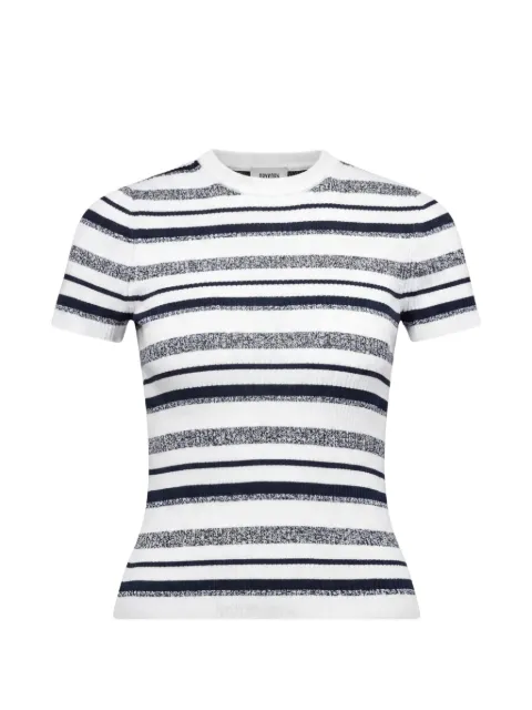 Drykorn Moglini striped knitted T-shirt