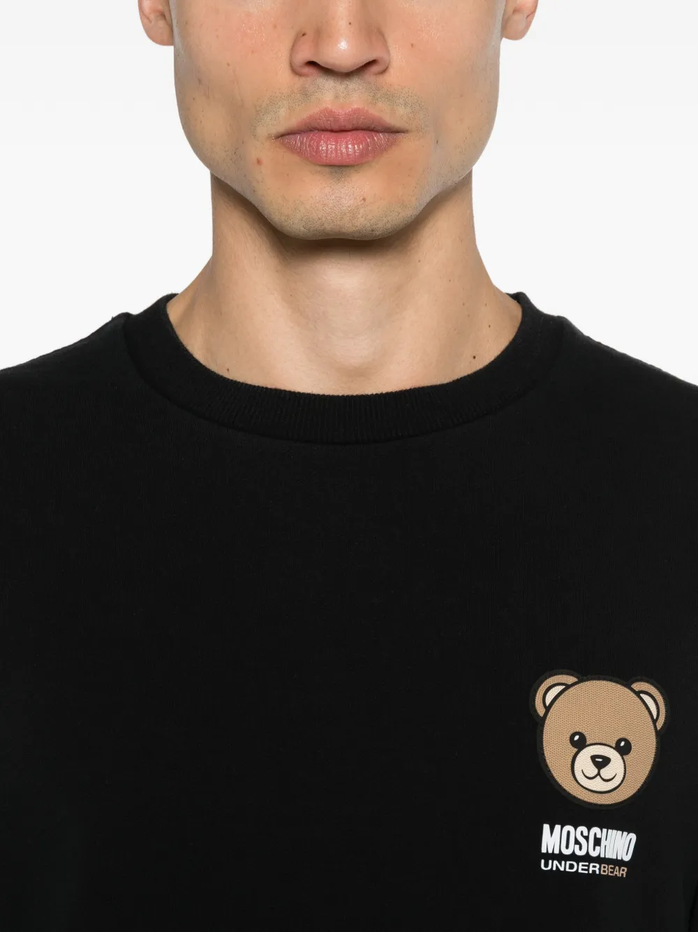 Moschino Sweater met Bear-print Zwart