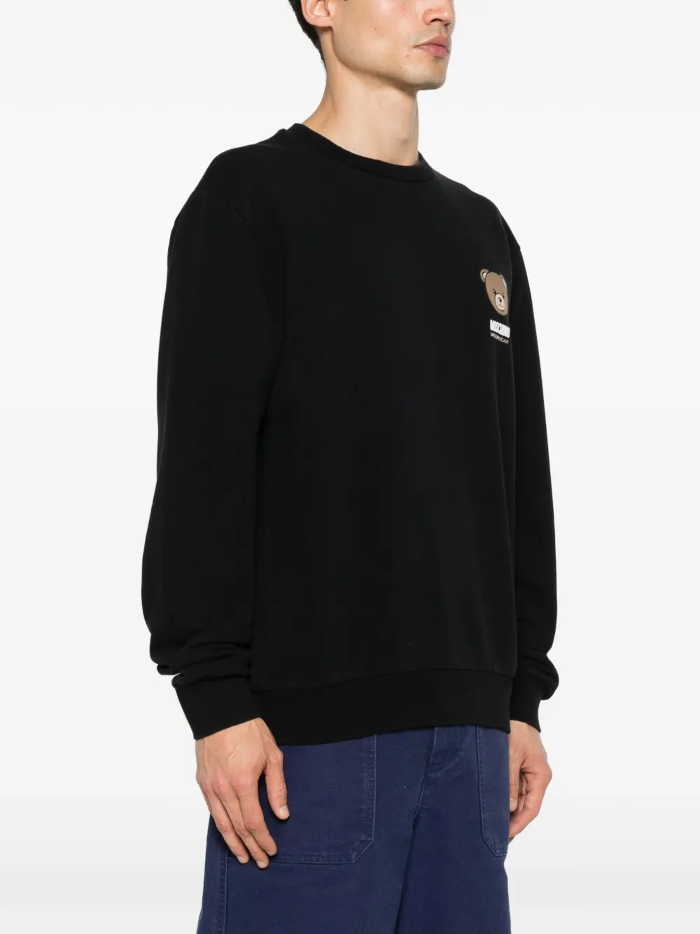 Moschino Sweater met Bear-print Zwart
