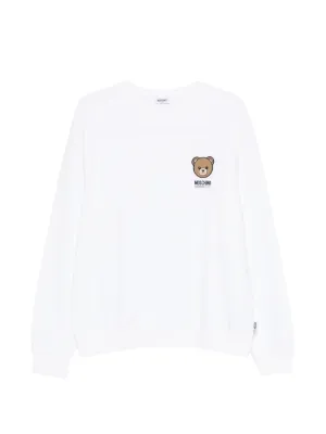 モスキーノ　薄手ロゴトレーナー　ホワイト　12 モスキーノ キッズ トレーナー MOSCHINO ブランド 子供服 ロンT 長袖