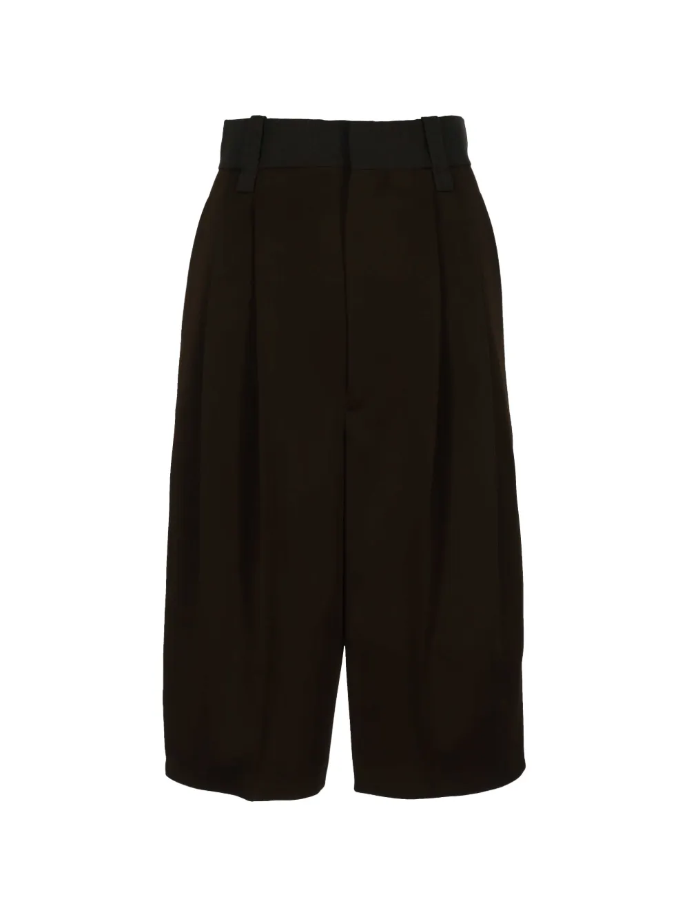 Carven pleated belt-loop shorts - Toni neutri