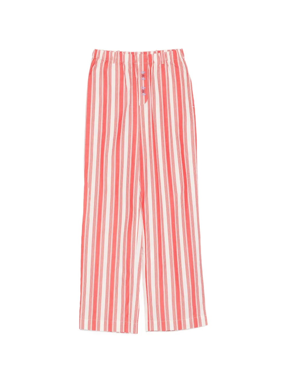 Stine Goya striped button trousers - Rosso