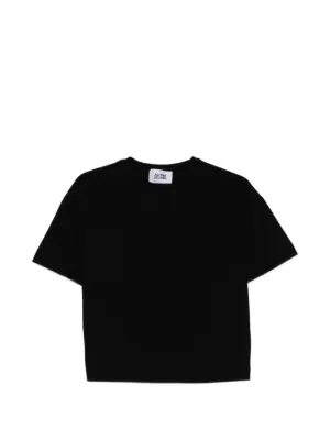 【CFCL】SHORT SLEEVE CROPPED TEE SHIRT CFCL short-sleeve T-shirt | Black | FARFETCH GE