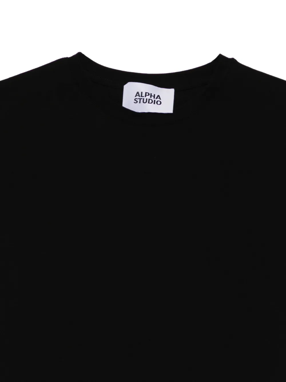  Alpha Studio Camiseta De Manga Corta - Negro 